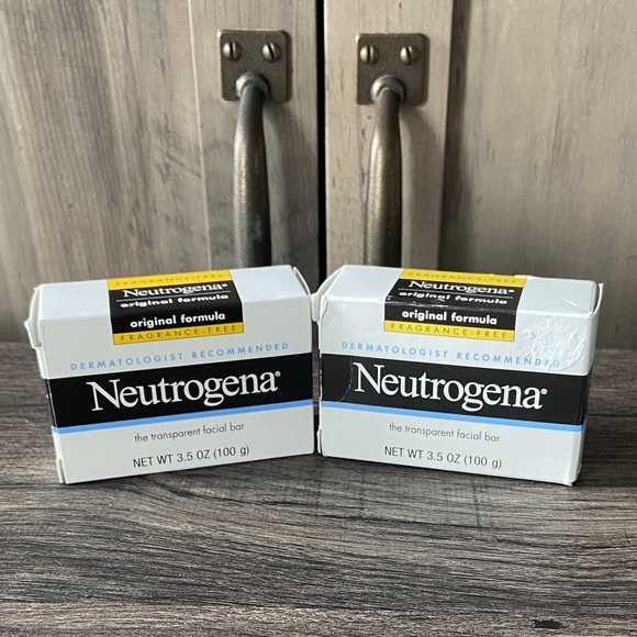Neutrogena Transparent Facial Bars Set of 2 - Picture 1 of 6